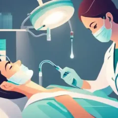 An Earwax microsuction session.