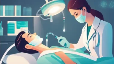 An Earwax microsuction session.