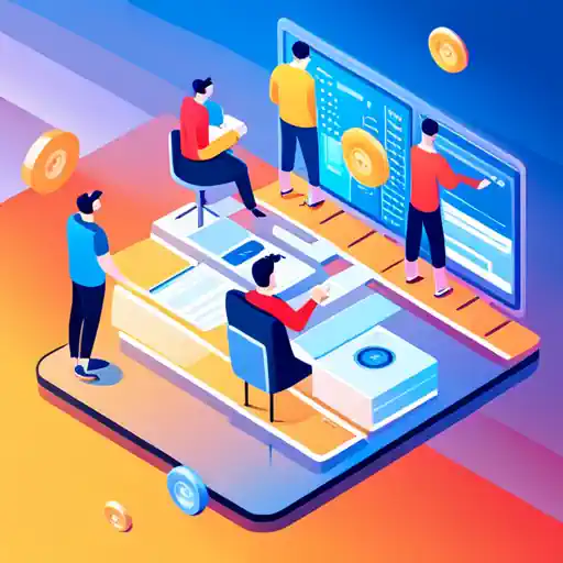 3D isometric visualisation of the way people are making money from OnlyFans.