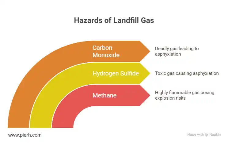 Risks of Landfill Gas - visual