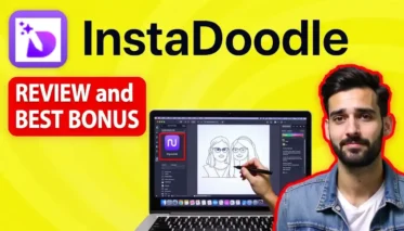 InstaDoodle review video thumbnail image.